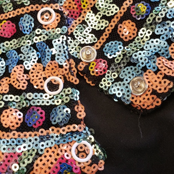 [ Soirée ] Sequin Crop Top - Picture 4 of 4